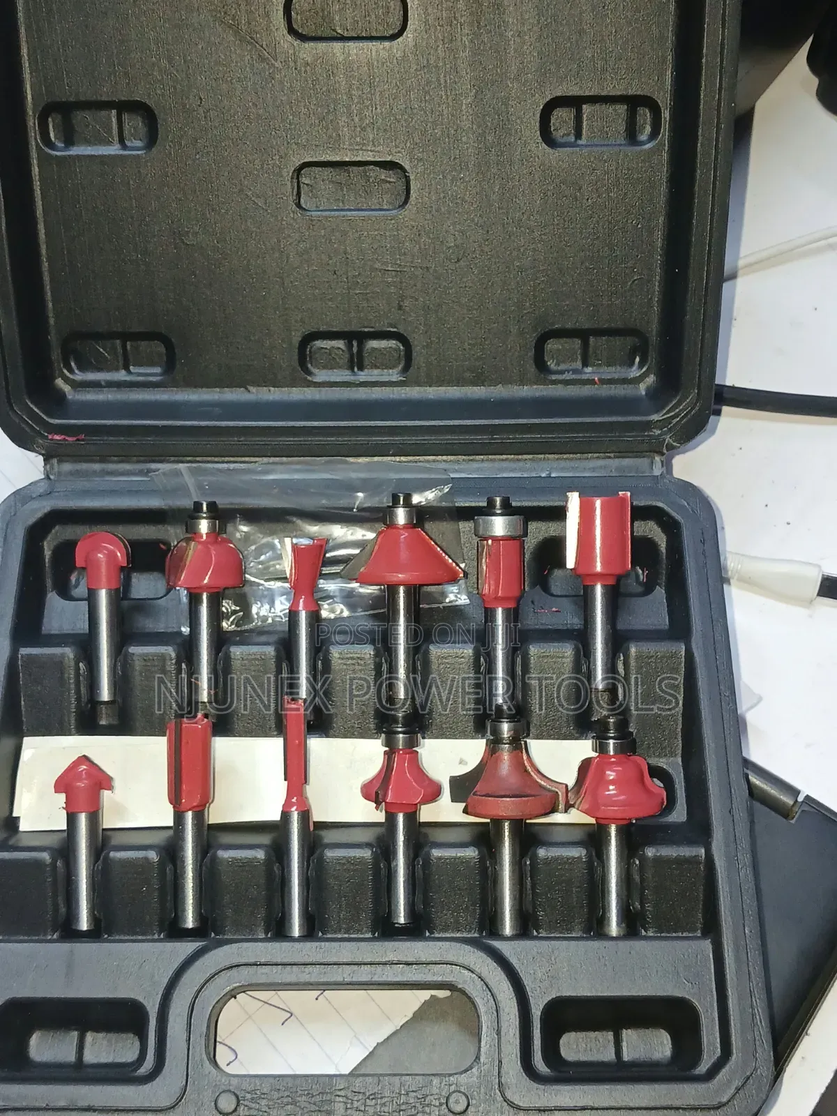 12-Piece Woodworking Router Bit Set