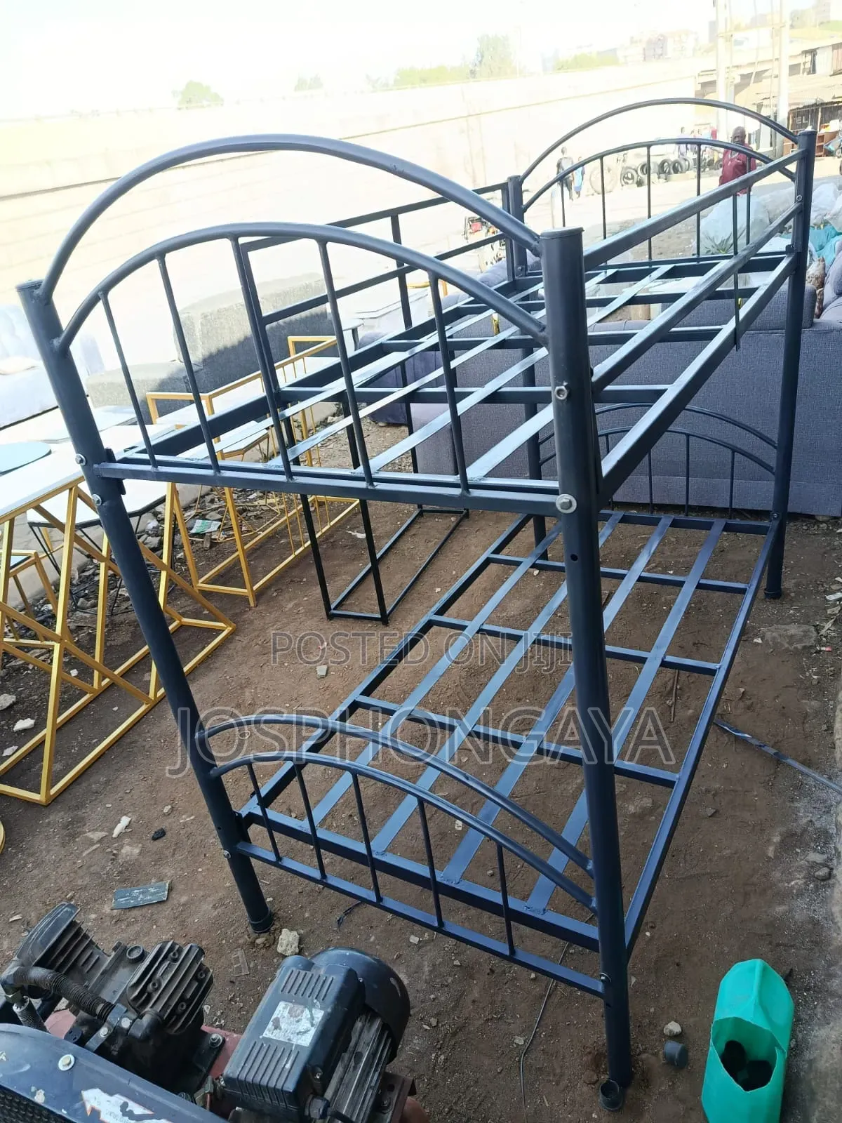 3by6 Metallic Double Decker Bed for Y