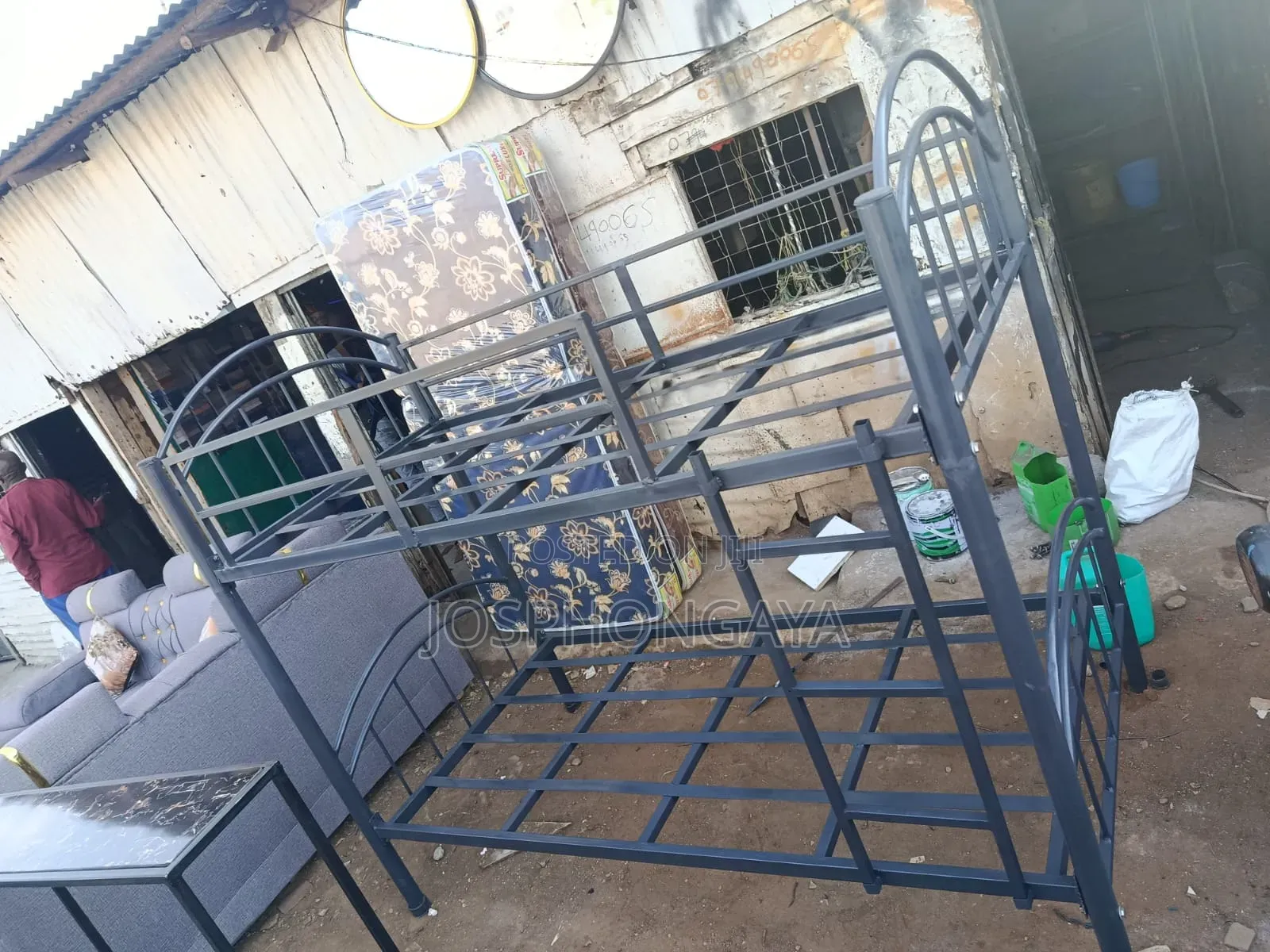 3by6 Metallic Double Decker Bed for Y