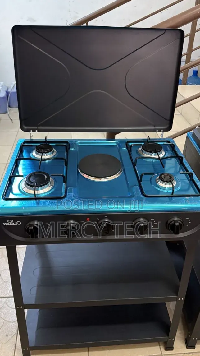 Olelon 4+1 Standing Cooker With Shelves