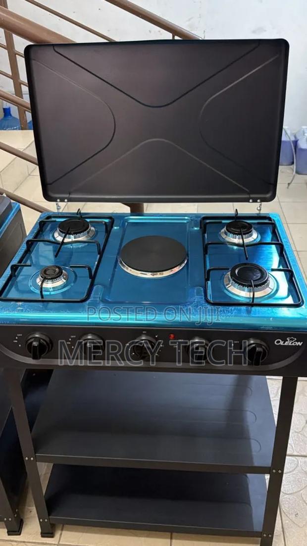 Olelon 4+1 Standing Cooker With Shelves - thumbnail 2