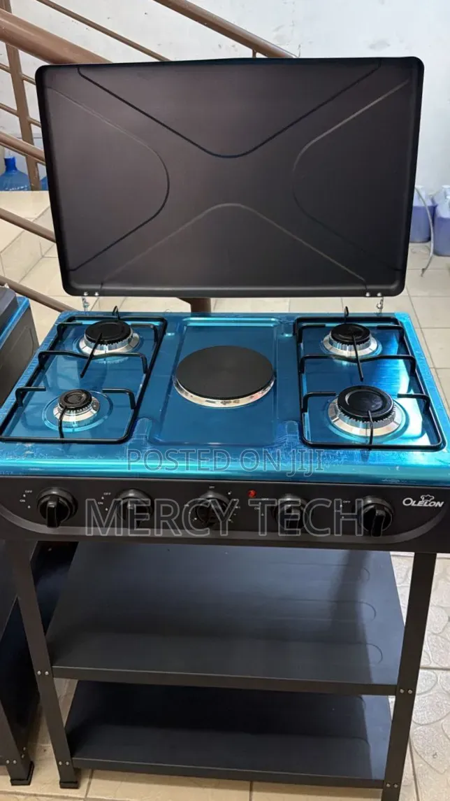 Olelon 4+1 Standing Cooker With Shelves