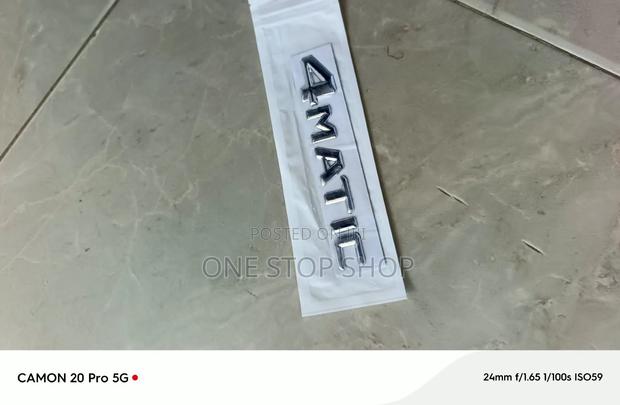4MATIC 3D Car Emblem Chrome Sticker Decal - thumbnail 2
