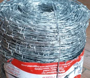 Heavy-Gauge Barbed Wire for Security Fencing