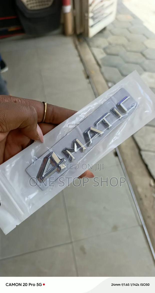 4MATIC Replacement 3D Styling Boot/Fender Stickers - main view