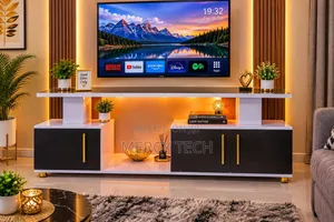 Istanbul 2 Modern TV Stand With LED Lights