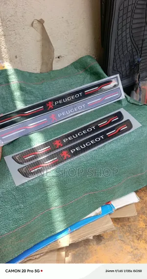 Peugeot Door Open Step Sticker Prevent Scuffs& Scratches on Door Entry