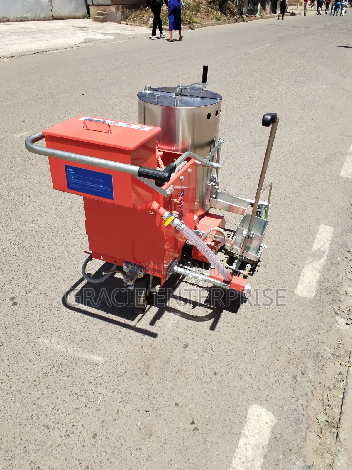 Hand Push Thermoplastic Road Marking Machine