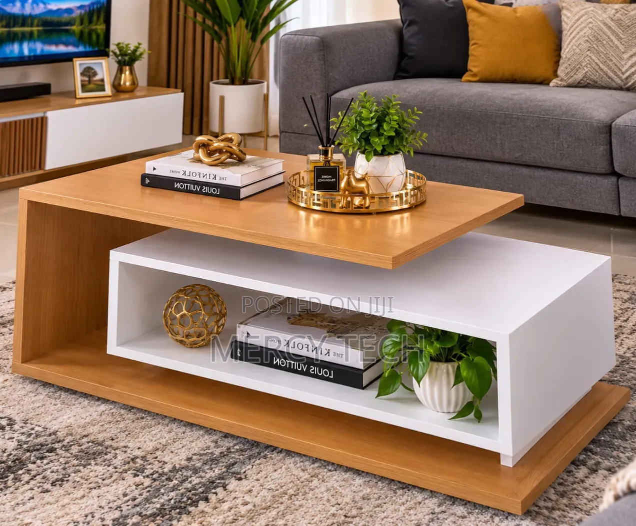 Modern Laminated Floating Coffee Table
