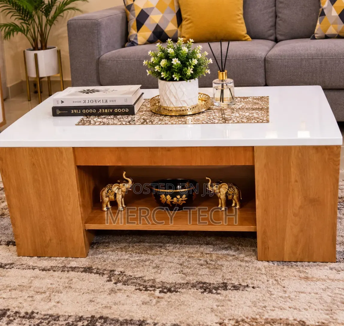 Modern Marble Laminated Coffee Table