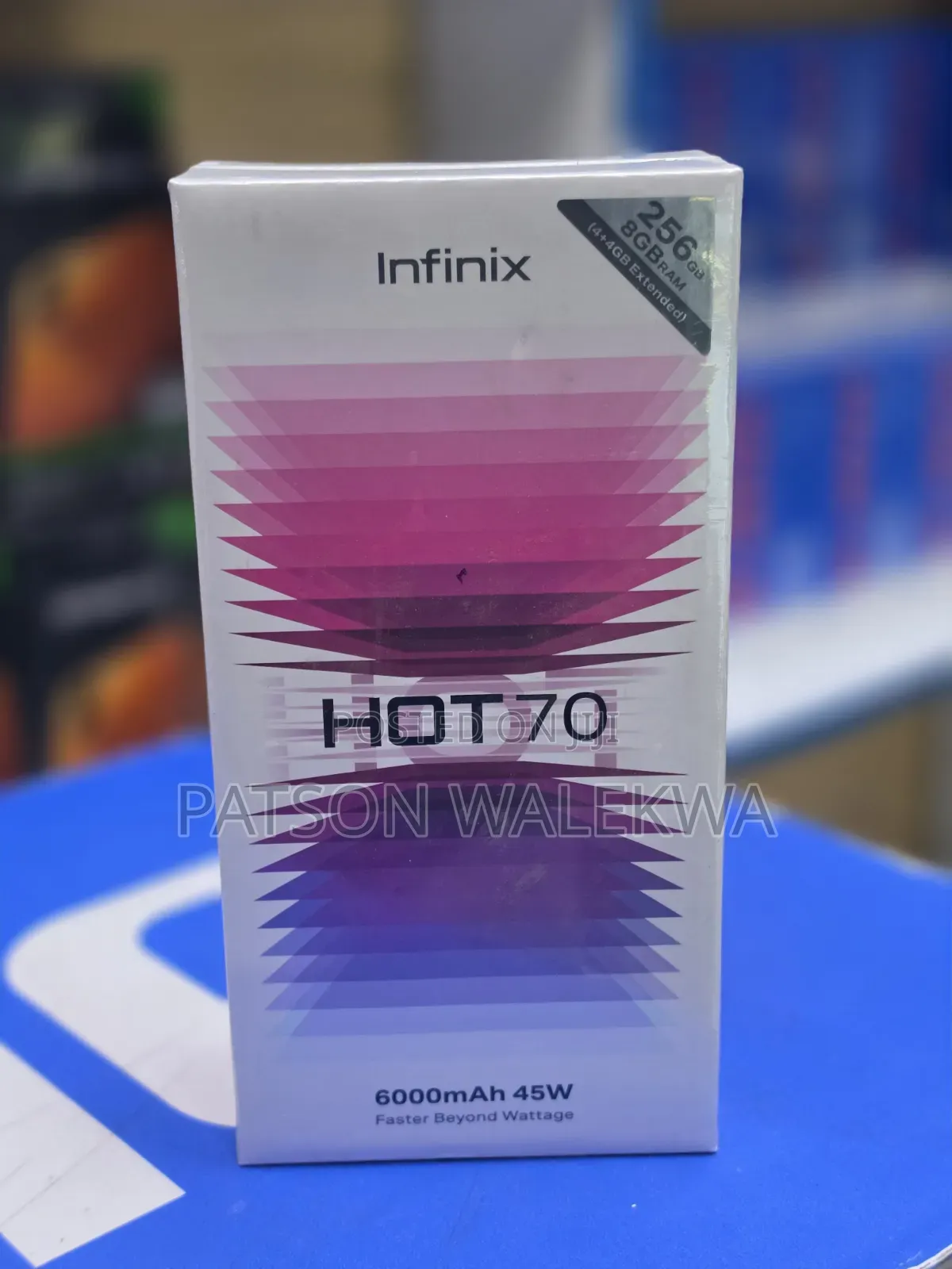 New Infinix Hot 70 128 GB Black