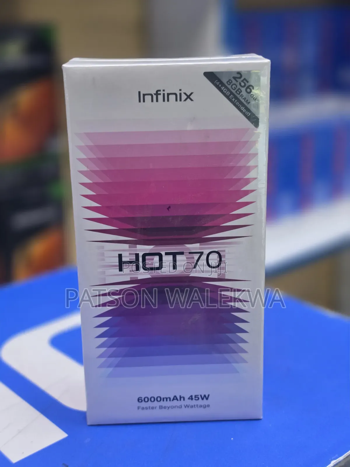 New Infinix Hot 70 128 GB Black