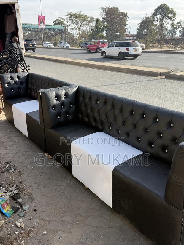 7ft Bar Couches With Hands Both Sides - thumbnail 3