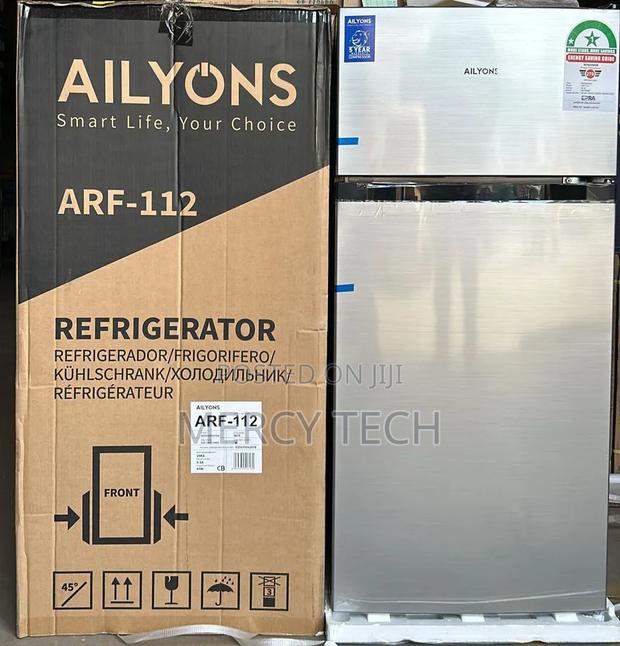 Ailyons 115L Double Door Refrigerator - main view