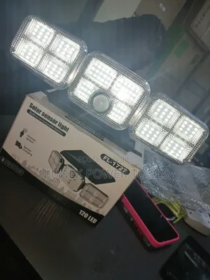 120 LED Solar Sensor Light (Model FL-1727)