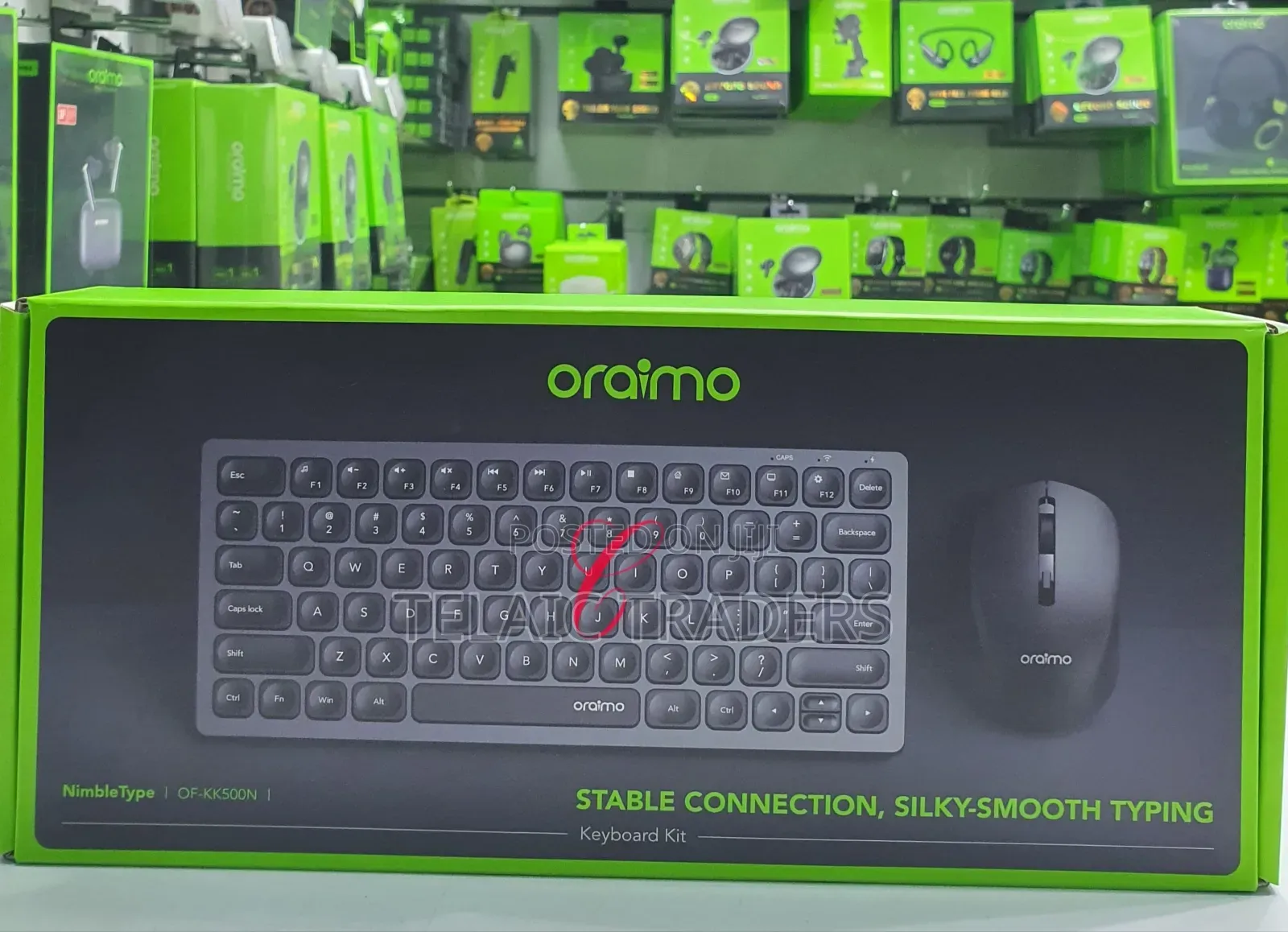 Oraimo NimbleType OF-KK500N Rechargeable & Silent Wireless Keyboard