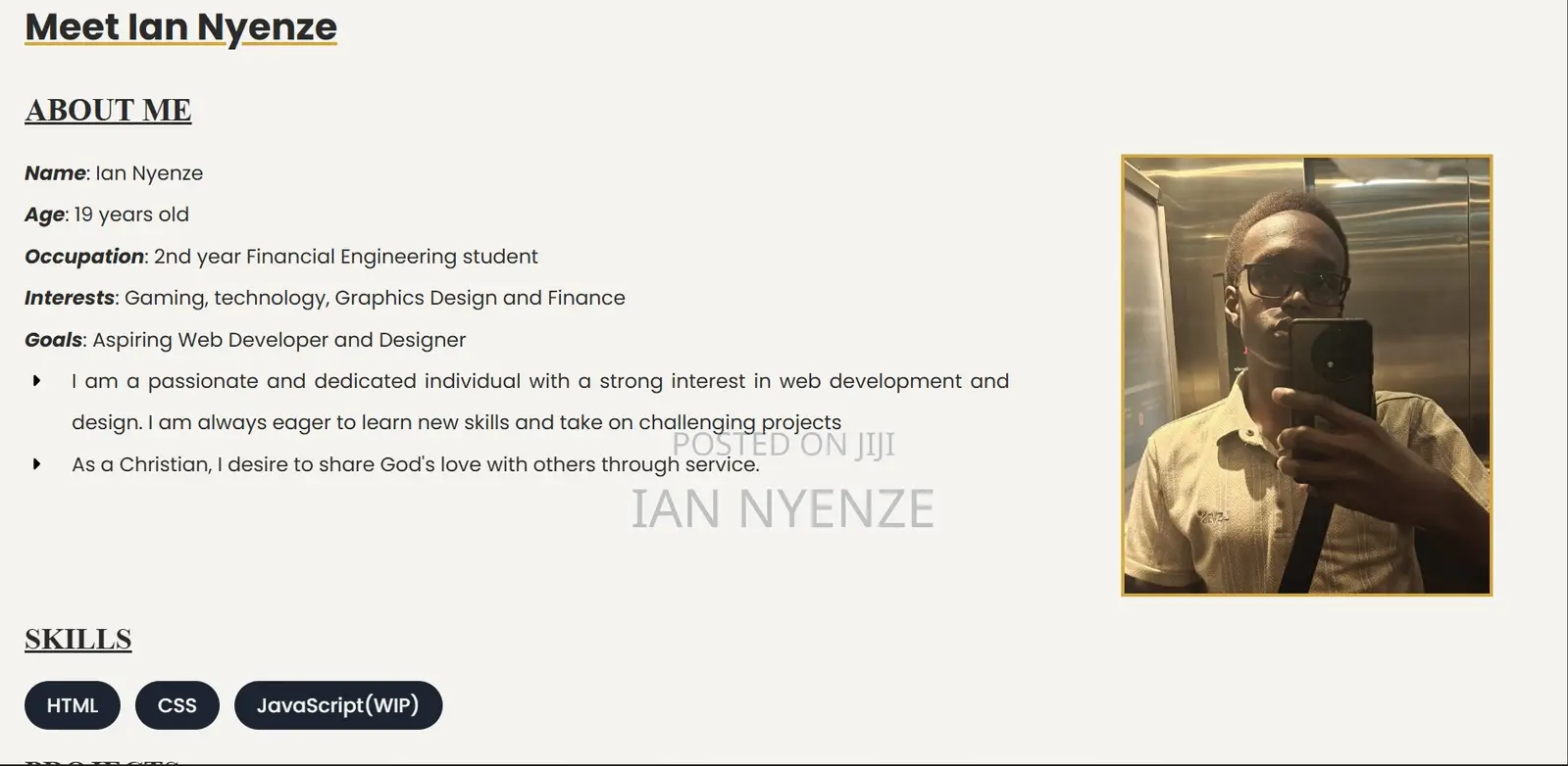 Landing Page and Portfolio Creation