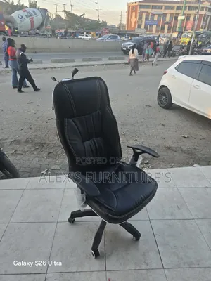 Fuul Black Leather Office Chairs