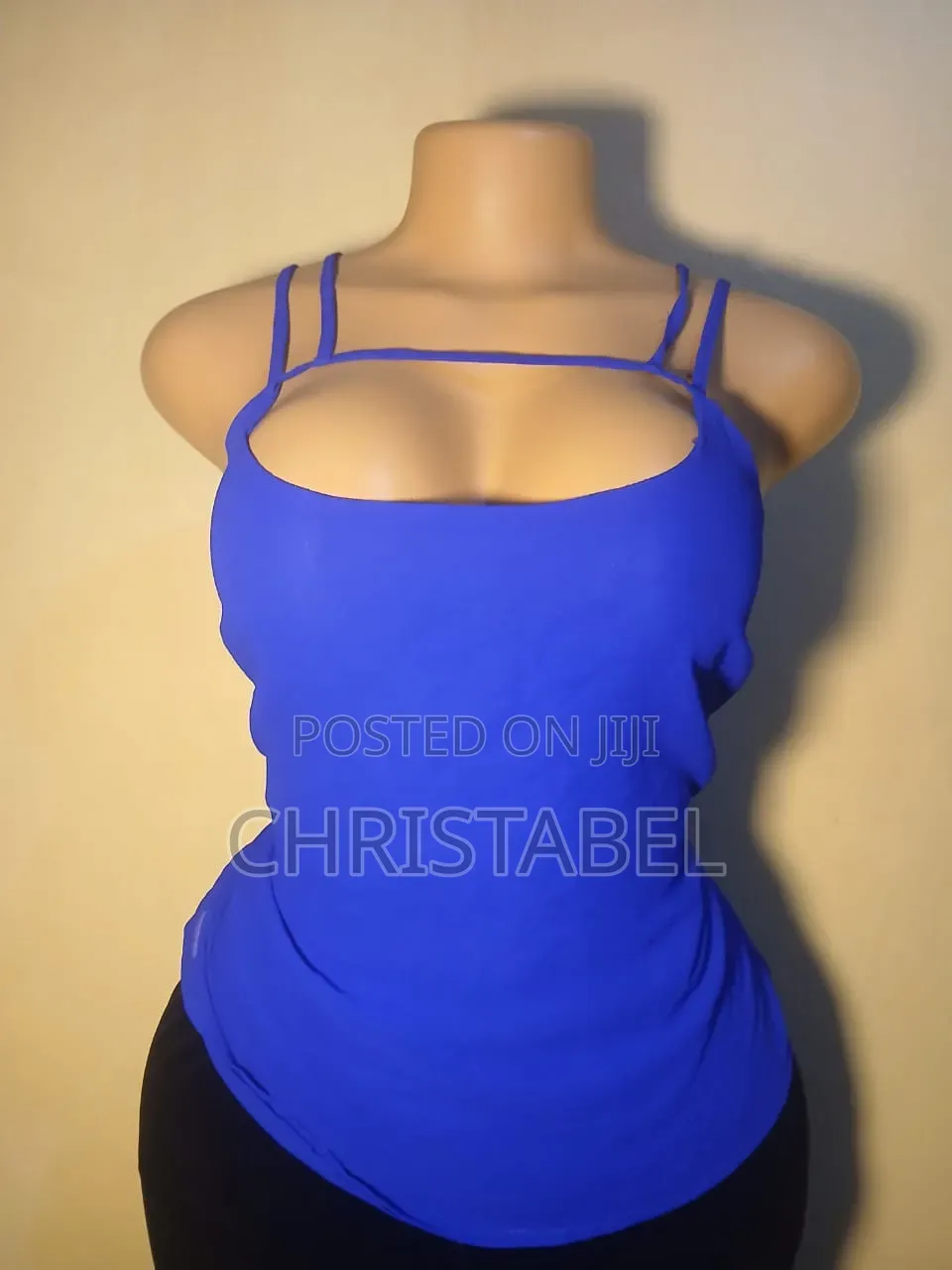 Royal Blue Strappy Cami Top