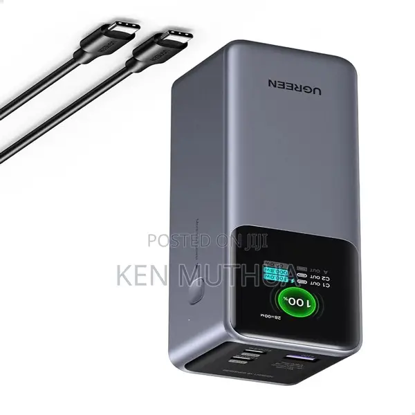 UGREEN PB722 25000mAh 200W Laptop Portable Power Bank-Black