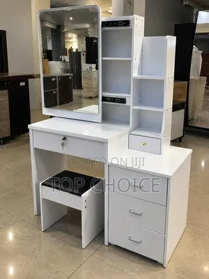 Dressing Table With Sliding Glass Mirror