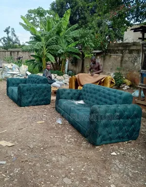 3 Seater + 2 Seater Emerald Green Sofa Set