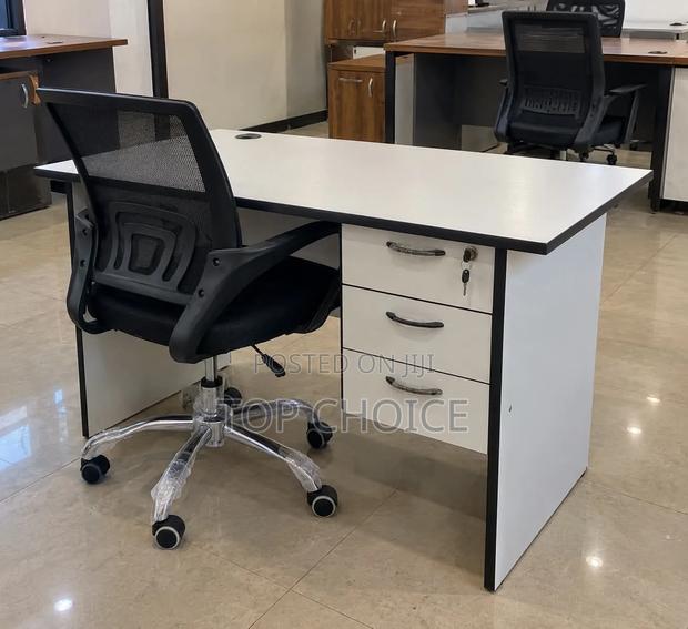 Office Desk With Chair Set ; Multiple Colours Available - main view
