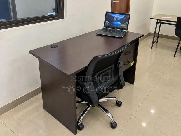 Office Desk With Chair Set ; Multiple Colours Available - thumbnail 2