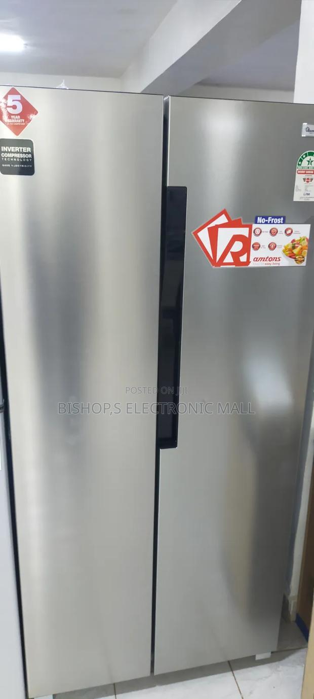 Side by Side Ramtons Fridge 319l Digital Inverter Compressor - main view