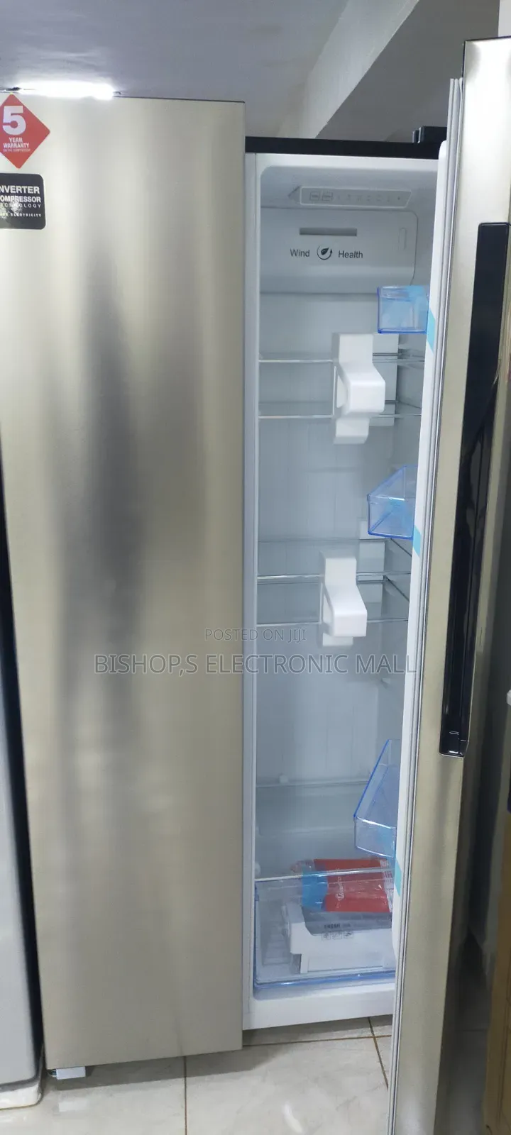 Side by Side Ramtons Fridge 319l Digital Inverter Compressor