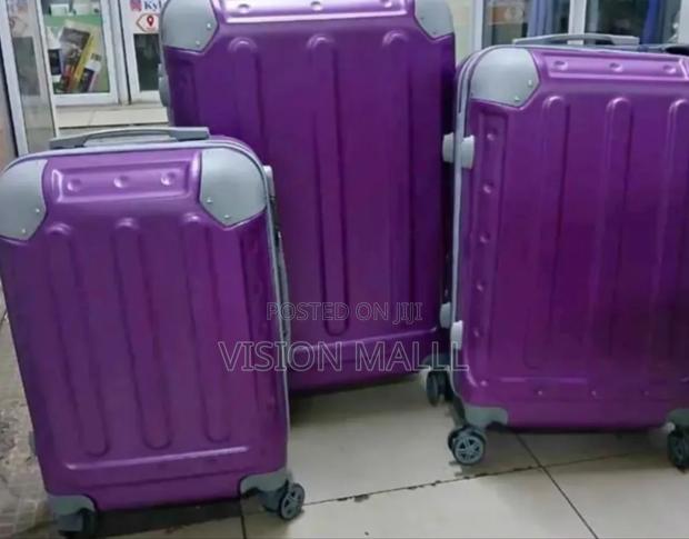 3 IN 1 Fibre Luxurious Suitcase Briefcase Travel Bag Size 4