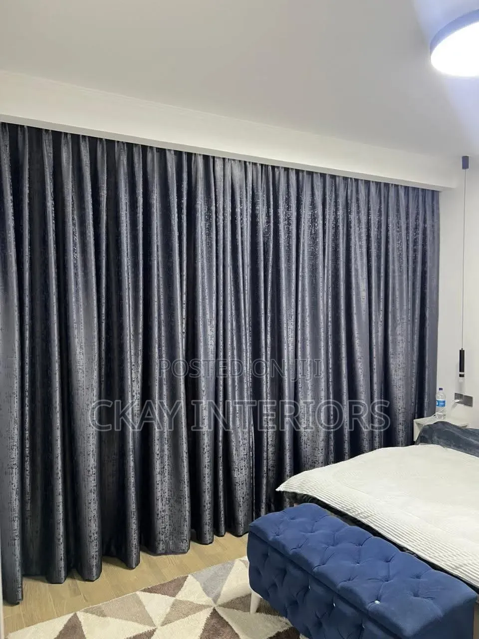 Small Details, Beautiful Transformations Grey and Green Window Curtain