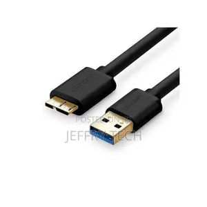 Ugreen USB-A 3.0 to Micro USB 3.0 Male Cable 0.5m (Black) – UG-10840