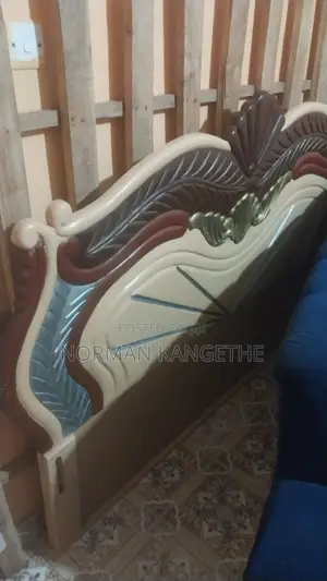 Modern Bed 5 by 6,slightly Used