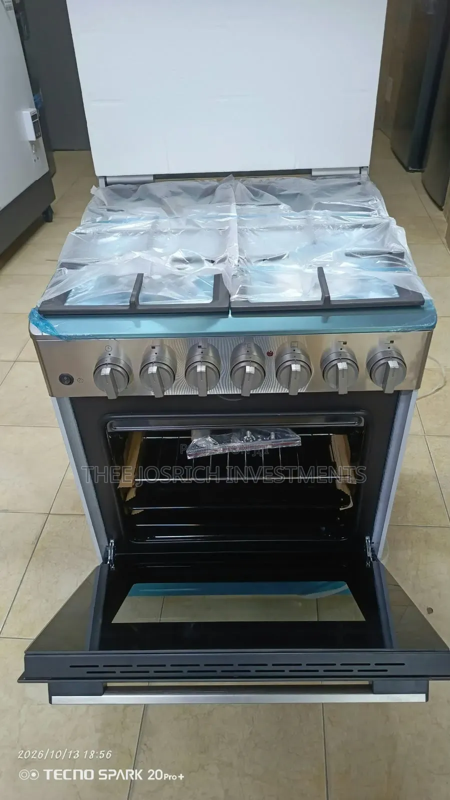 Size 60*60 Haier Standing Cooker 4 Burner With Heavy Cast Iron Grill
