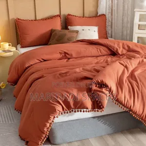 Luxury Duvet With Bedskirt 6*7 King Size Available
