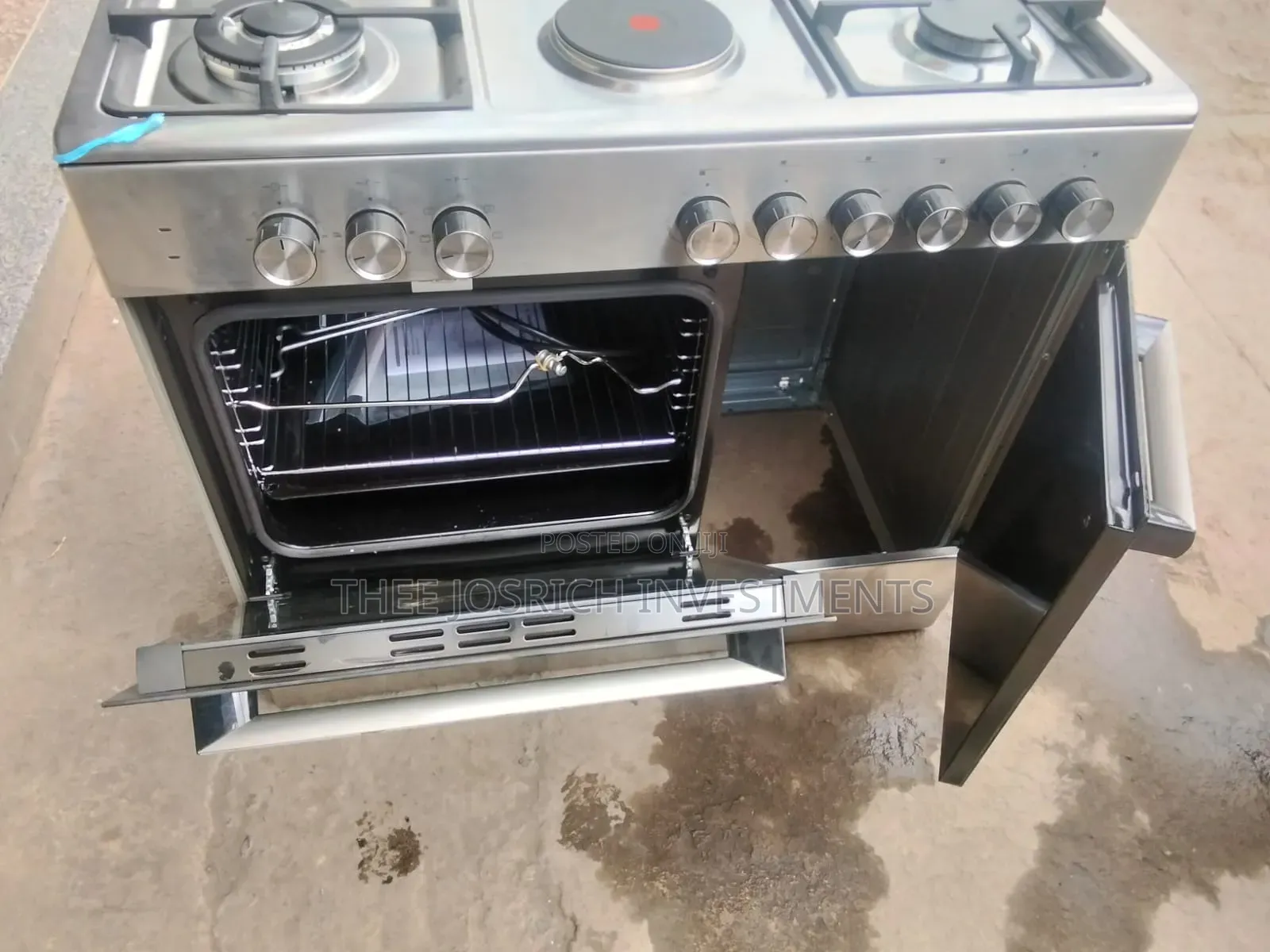 Simfer 4+2 Standing Cooker Has Gas Sensor, Gas Compartment, Wok Burner