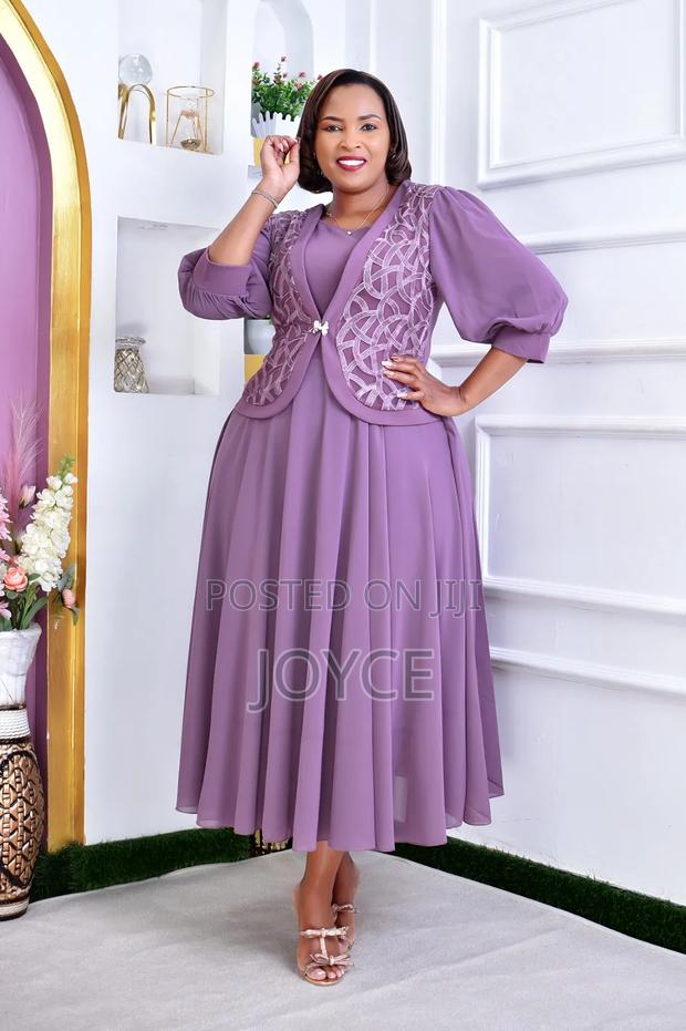 Long Chiffon Dress - main view