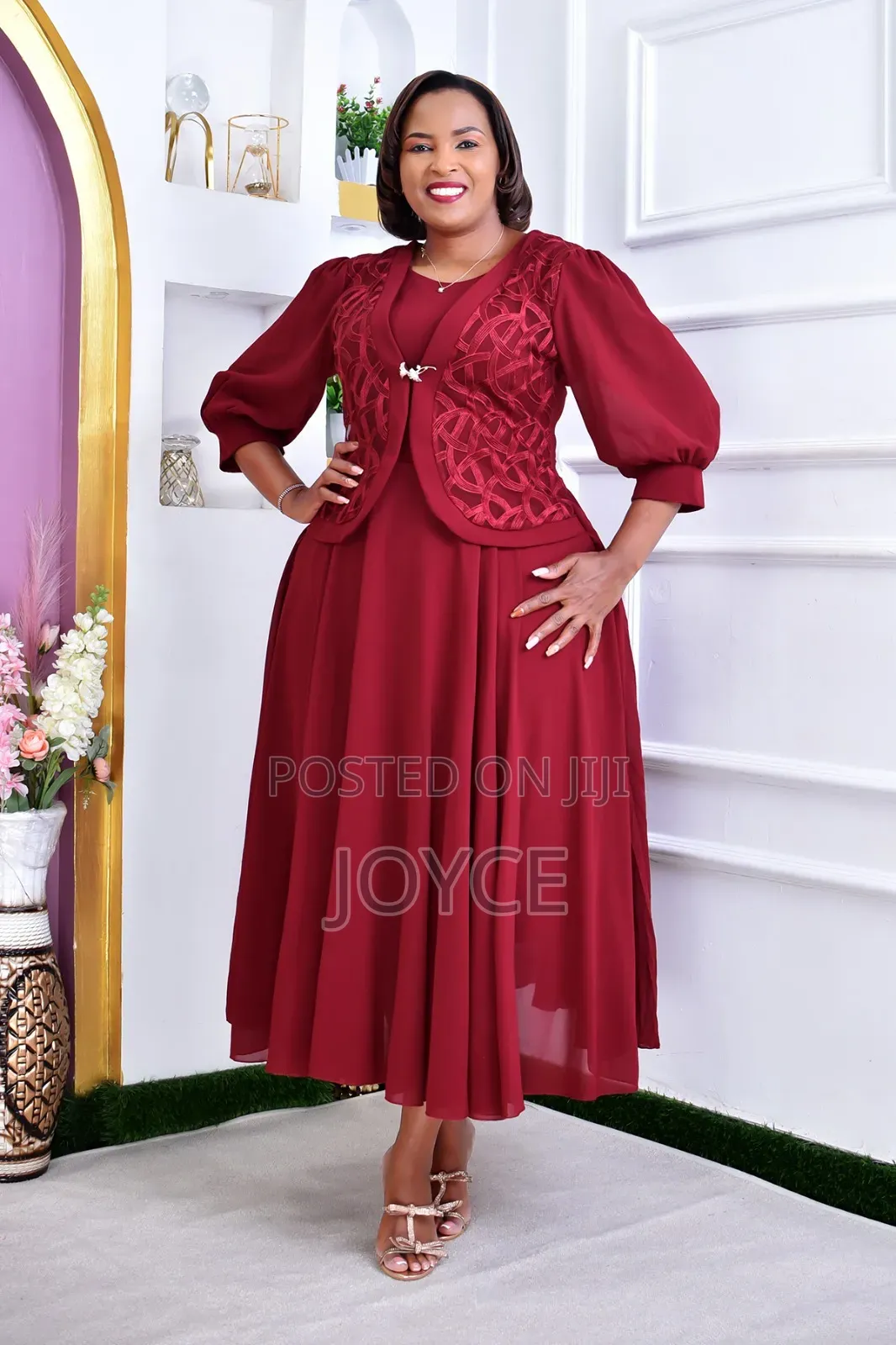 Long Chiffon Dress