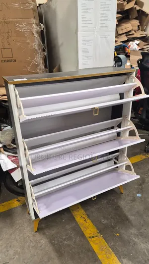 Modern Bucket Flip Shoe Rack Cabinet
