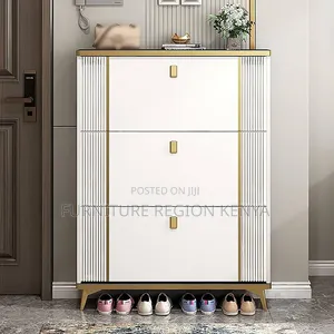 Modern Bucket Flip Shoe Rack Cabinet