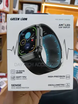 The Green Lion Sense ECG Smart Watch.