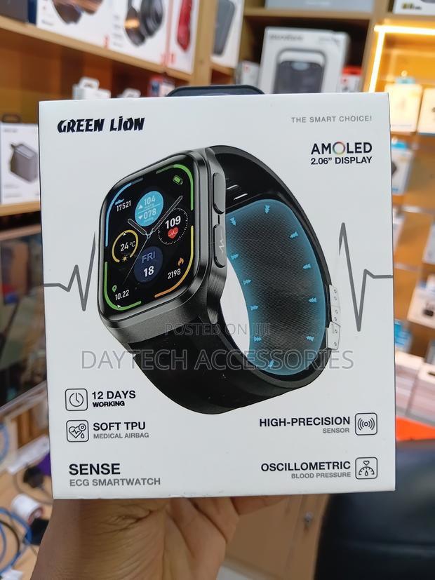 The Green Lion Sense ECG Smart Watch. - thumbnail 3