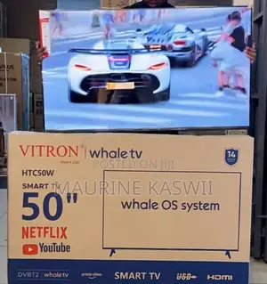 VITRON 50” Smart 4 K TV Brand New