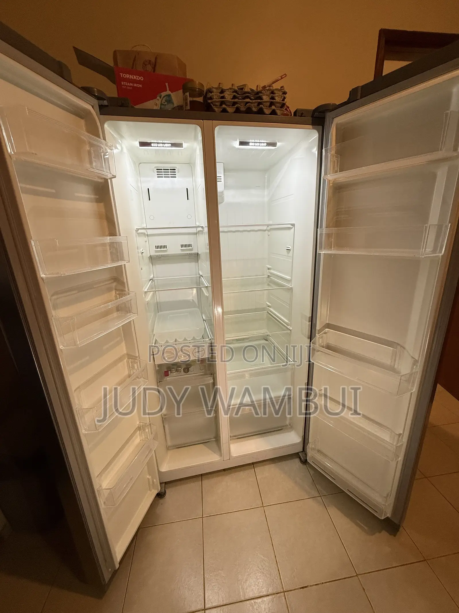 Ramtoms Fridge Side by Side 527L, ECD ELD Light