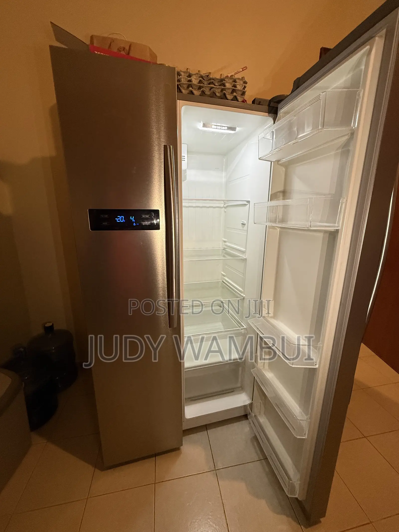 Ramtoms Fridge Side by Side 527L, ECD ELD Light