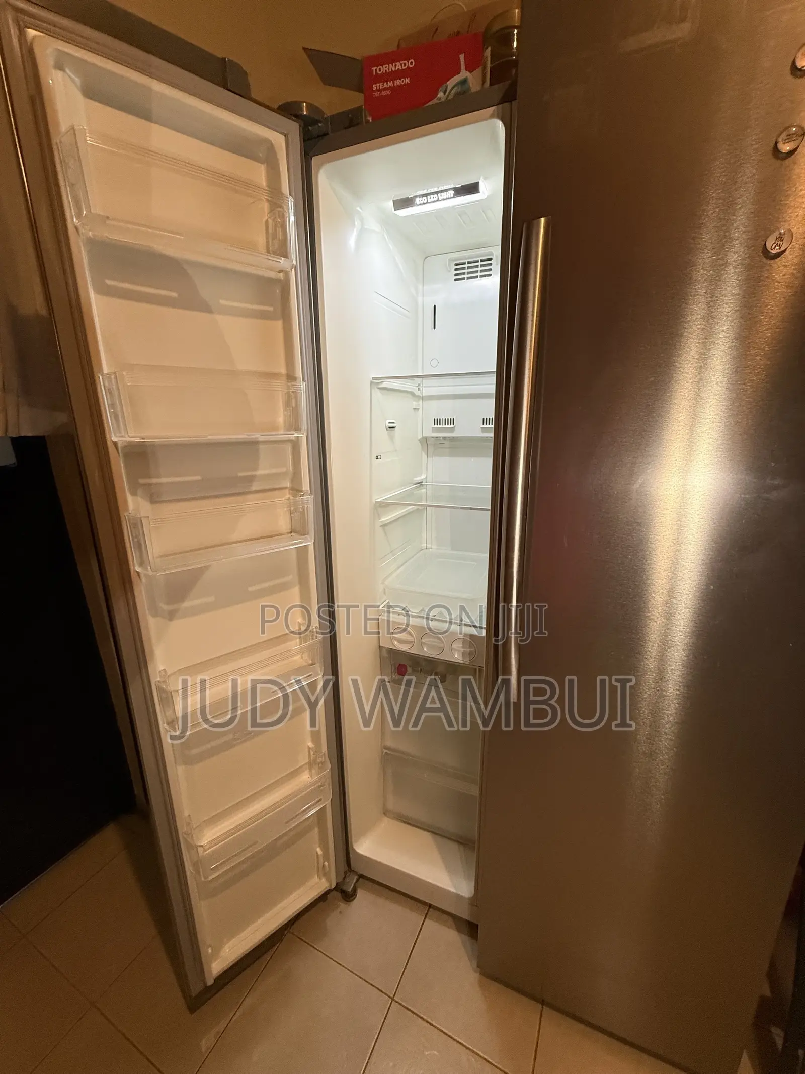 Ramtoms Fridge Side by Side 527L, ECD ELD Light