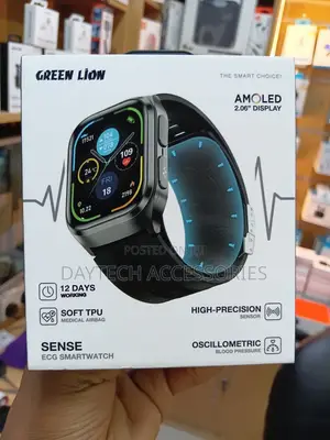 Green Lion Sense ECG Smart Watch (Model GL-SWA65)
