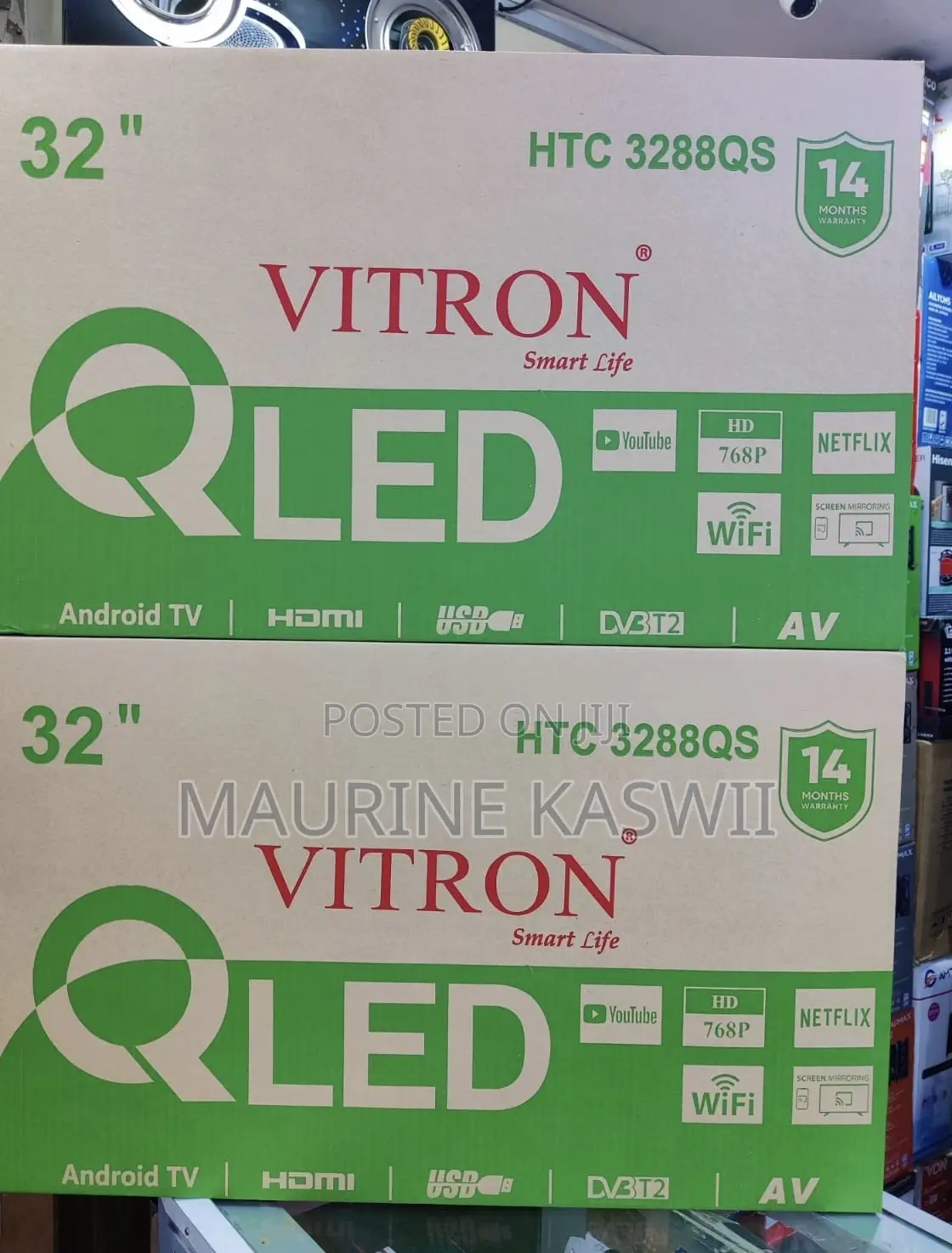 Vitron 32” Qled Smart Without Bluetooth