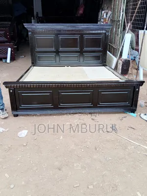 Black Block Board Bed 5by6